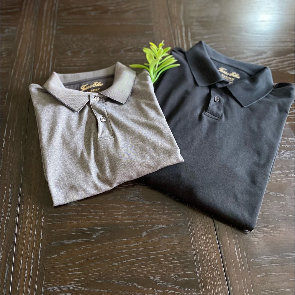 Bundle 2 Tasso Elba Shirt 1 long and short sleeve
